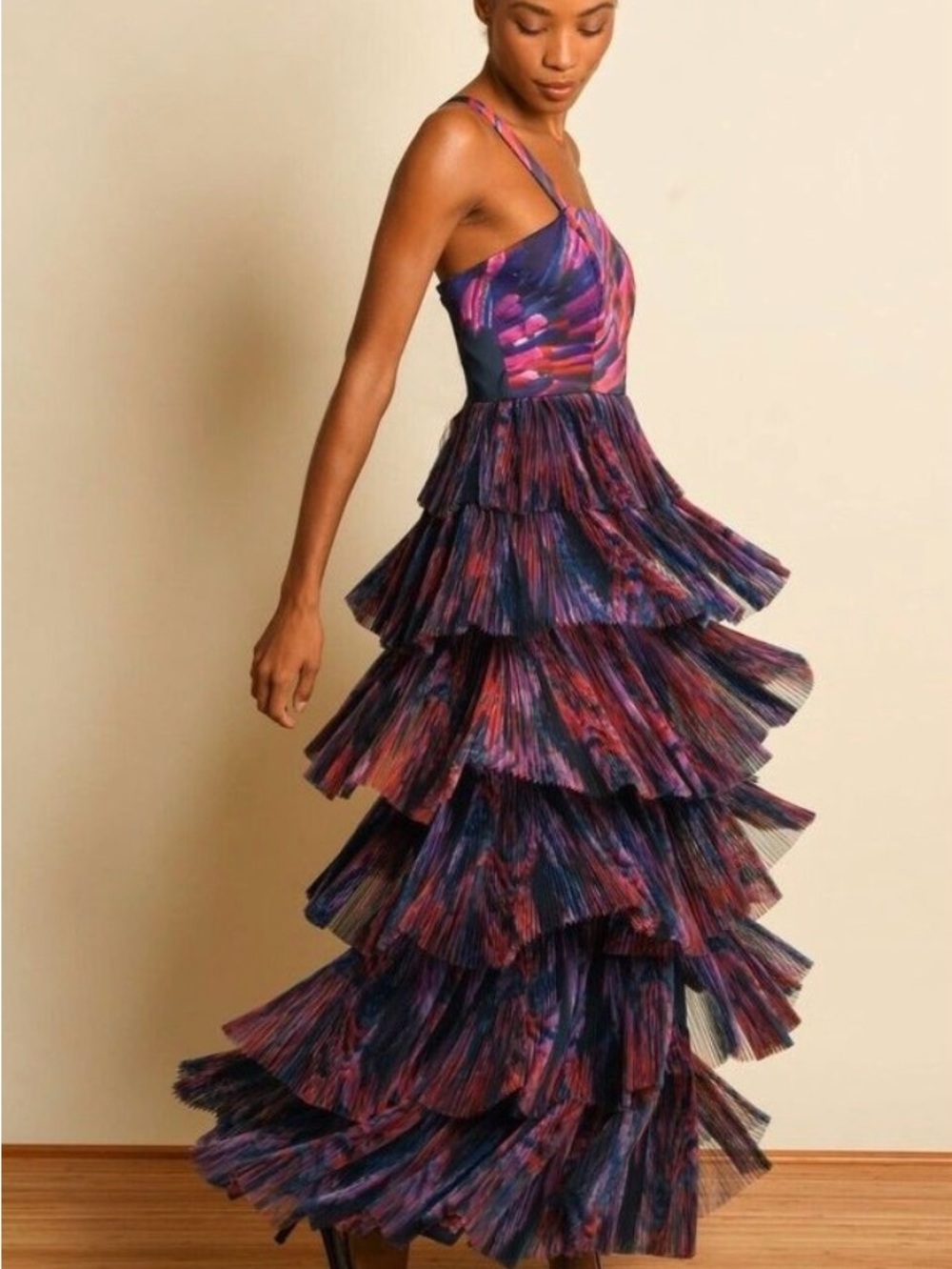 Anthropologie x Hutch Tulle Tiered Dress